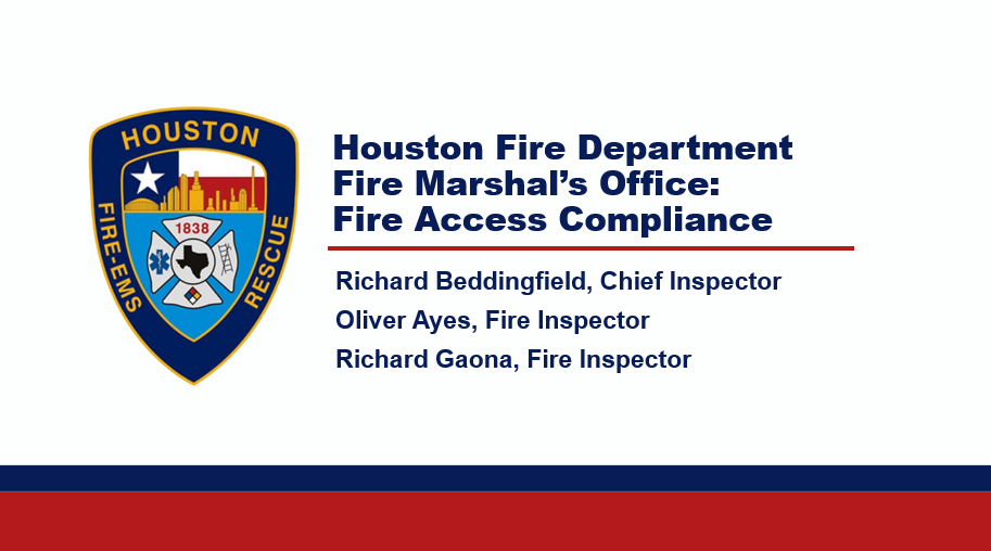 Houston Fire Department: Fire Access Compliance