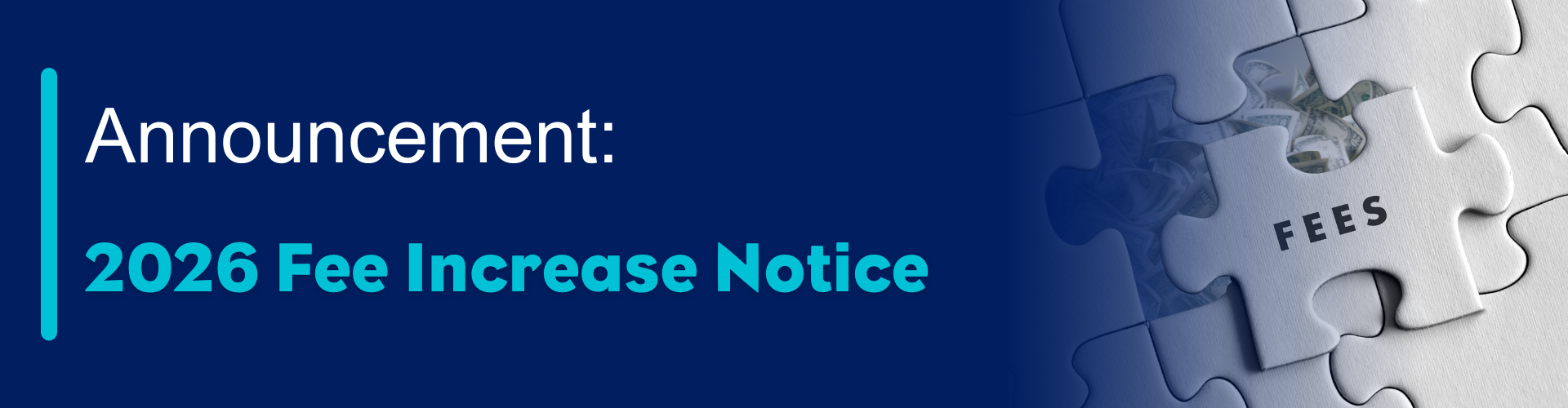 2026 Fee Increase Notice