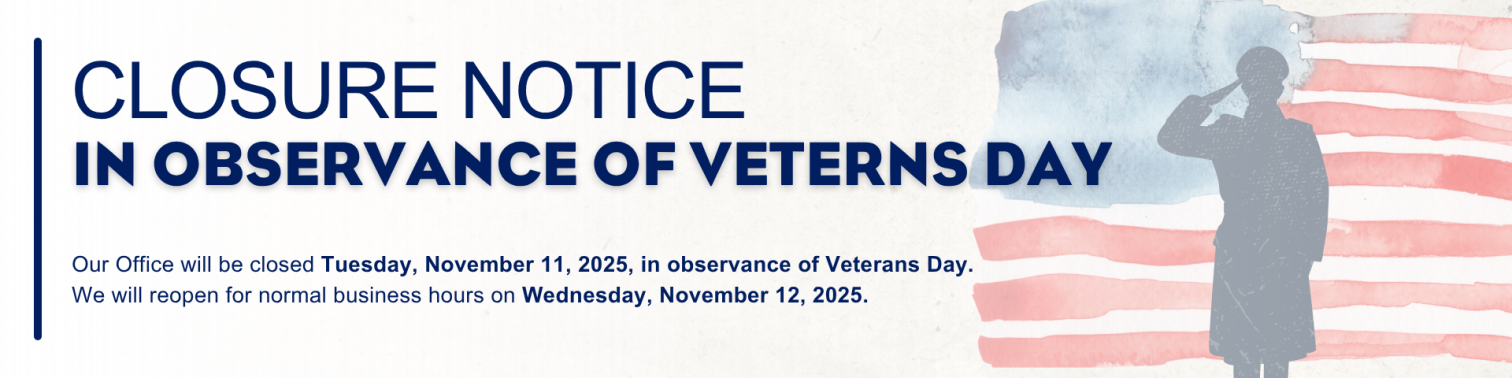 closure notice: veterans